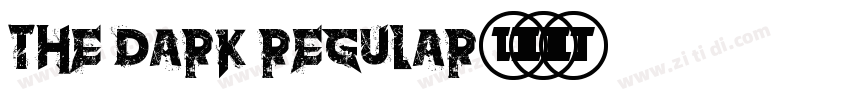 the dark Regular字体转换 the dark Regular字体转换